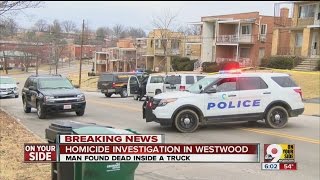 Man found dead inside truck in Westwood
