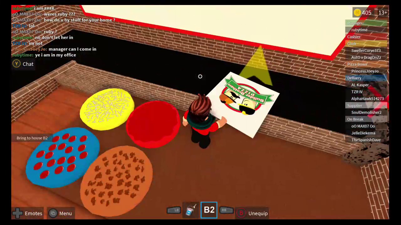 PIZZA PLACE XBOX ONE ROBLOX - YouTube