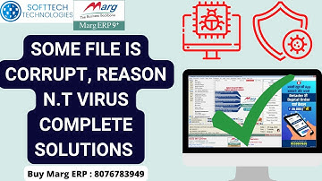 Marg ERP some file not working reason NT Virus | complete solution step by step in Hindi 8076783949