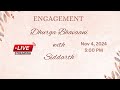 Dhurga Bhavaani with Siddarth Engagement