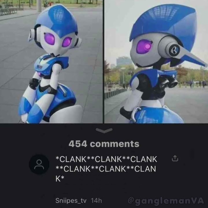 *clank* *clank* *clank*