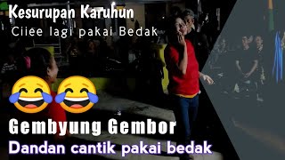 Kesenian Gembyung Kabupaten Subang | Kesurupan karuhun tidak sadar dandan pakai bedak sampe tebal