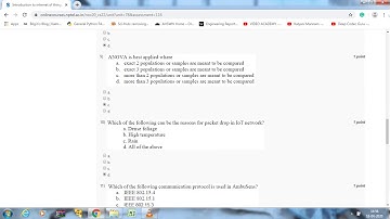 NPTEL - Introduction to Internet of Things - Week 12 Assignment