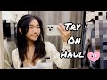 4k try on haul  transparent outfit for work and date
