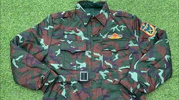 ÁO BÔNG 3 LỚP K20 SĨ QUAN LỤC QUÂN - ĐỦ CÁC CỠ