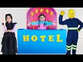 Wednesday and Lego Man&#39;s at Maddie&#39;s Hotel Adventure