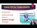 10th analytical paragraph cbse english  by sudhir sir