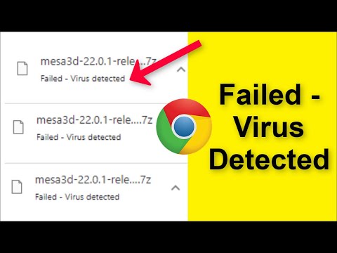 Fix Google Chrome - Failed - Virus Detected - Error Windows - Chrome Download Failed - 2022