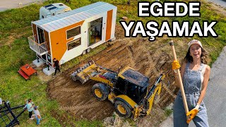 Şehi̇rden Muğla Köyüne Göç Etti̇m Tiny Houseumu Tırla Taşıdık