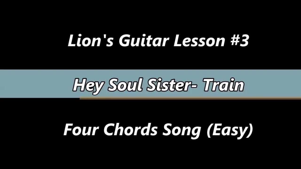 How to play Hey Soul Sister Train Tutorial/Tab & Guitar Lesson (HD