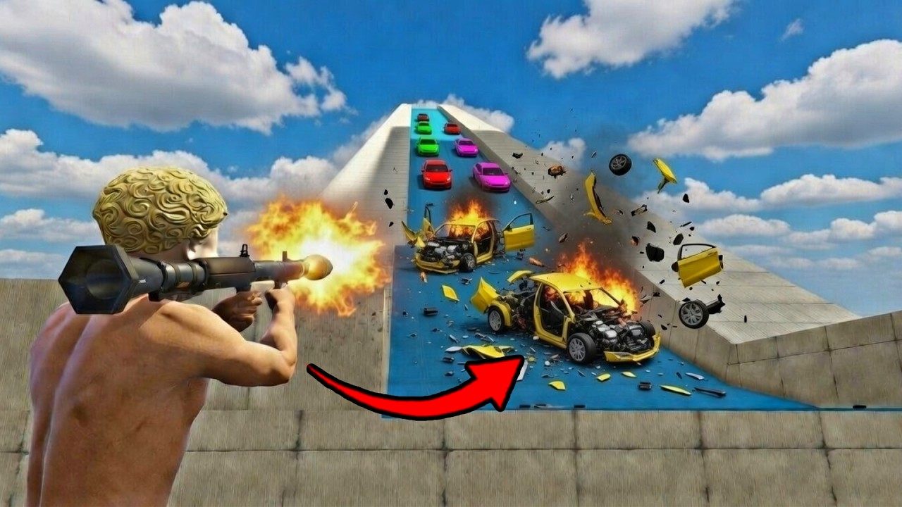 MEGA RAMP BOWLING vs RPG ! (Meilleure activité de GTA 5)