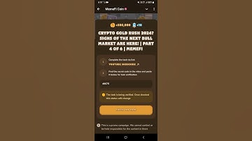 Crypto gold rush 2024 ? Signs of the next bull Market are here | memefi code | #memefitodaycombo
