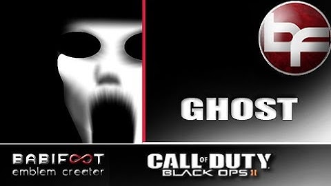 COD Black Ops 2 Emblem Tutorial  - Ghost