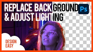 How To CUT OUT IMAGE In Photoshop 2020, PLUS Replace Background & Adjust Lighting screenshot 2