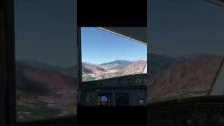 Airbus A320neo Approach &amp; Landing – Paro, Bhutan#paroairport#landingchallenge