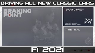 Driving all *new* classic cars in F1 2021 screenshot 5