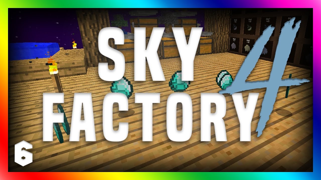 Skyfactory 4 - Diamond Automation Baby!!! EP 6 [Modded Minecraft 1.12.2 ...