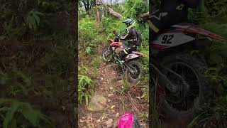 Playing on tricky trails