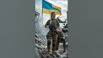 Ukrainian Army Queens 🇺🇦 Brave Women on the Frontlines!#shorts #war #ai #army