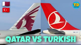 Qatar Airways Vs Turkish Airlines Comparison 2020 !