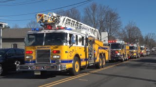 2023 Chester,NJ Fire Department New Years Day Firetruck Parade 1/1/23