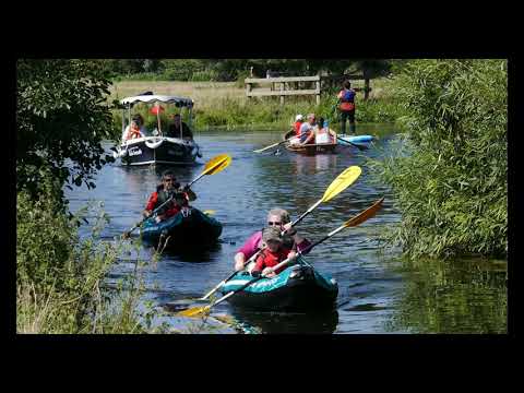 Constable Country - Dedham and Flatford Mill, Britain,  in 4K by Rodger Tamblyn. People boating