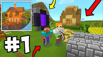 World Block Minicraft 3d How To Make Modern Wooden House | New Multiplayer Survival Survival Part 1