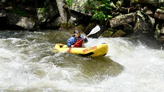 Running Nantahala Falls in a Ducky Kayak by Mountains River Sea 584 views 9 months ago 7 minutes, 25 seconds