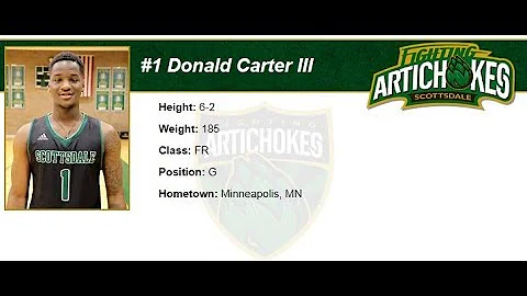 Scottsdale CC Donald Carter III 2018-2019 Freshman...