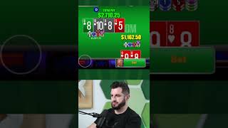 poker is easy (when you flop trips!) - $25/$50 hu nl high stakes poker #poker #shorts