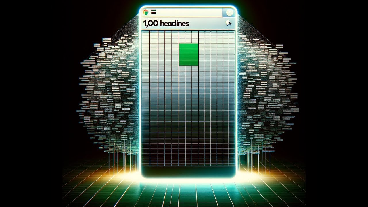 Easily Write 1,000 Headlines in Google Sheets