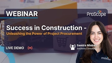 Webinar: Success in Construction - Unleashing the Power of Project Procurement | NetSuite ERP