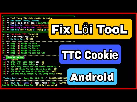 Share Tool TTC Cookie Android | Fix Lỗi Cấu Hình Thất Bại | Thưởng Channel