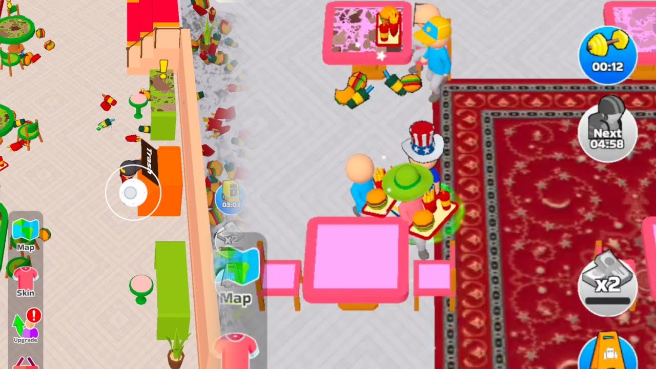 My Burger Restaurant - Mind Relaxing - Cleaning Game 🎮🎯 Part 5#games #mobilegame #youtubevideo 