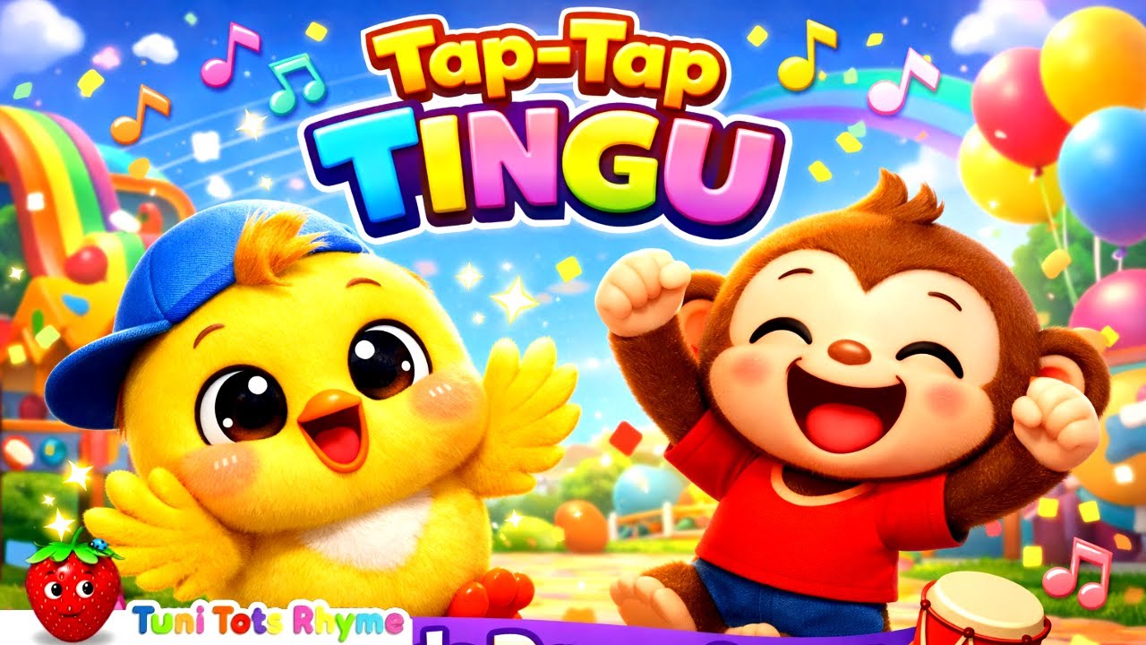 Tap-Tap Tingu 🐣 | Fun Kids Dance Song | Baby Cartoon Rhyme | Tingu Dance Video