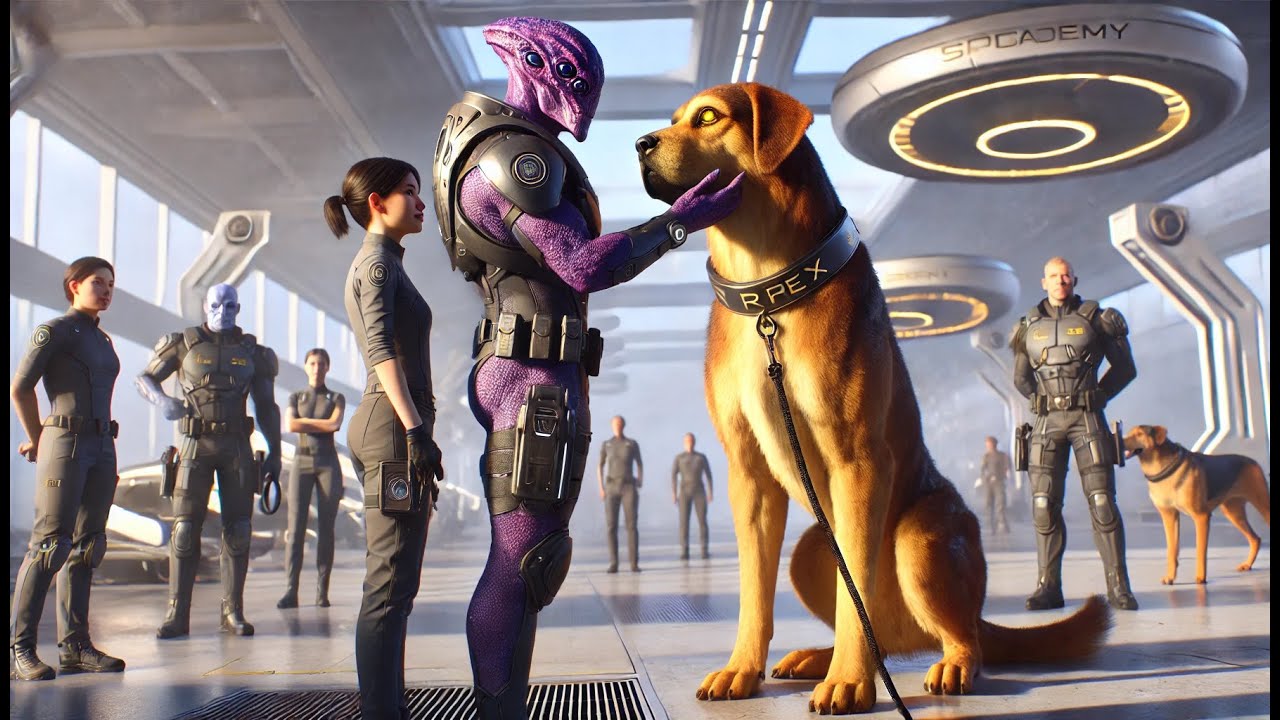 Генерал-инопланетянин прикоснулся к зверю кадета-человека и предупредил: «Коснись его ещё раз, и ...