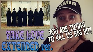 Bts Fake Love Mv Extended Ver. Reaction Shooketh To The Bone