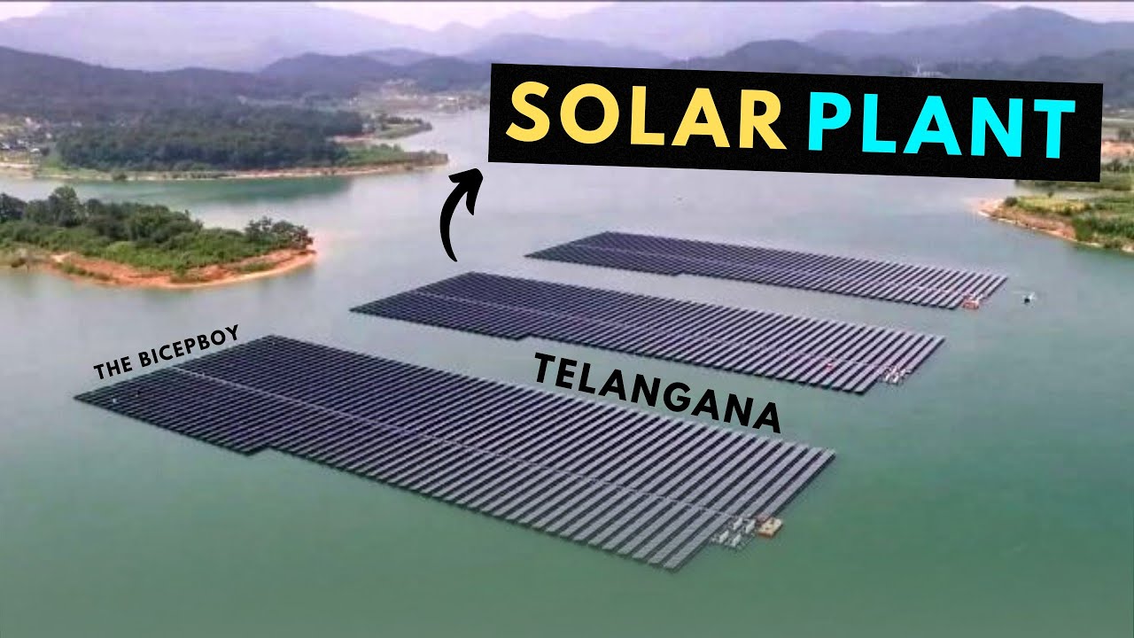 INDIA'S BIGGEST floating solar plant - YouTube