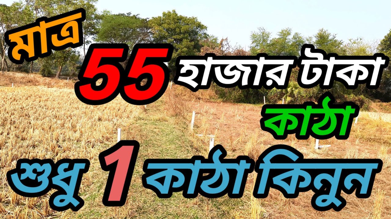 মাত্র 55 হাজার টাকা দিয়ে 1 কাঠা কিনুন , এবং নিজে বাড়ি করে স্বপ্ন পূরণ করুন .