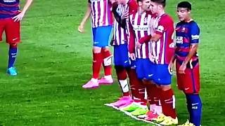 Messi Freekick Biggest Fail Vs. Atletico