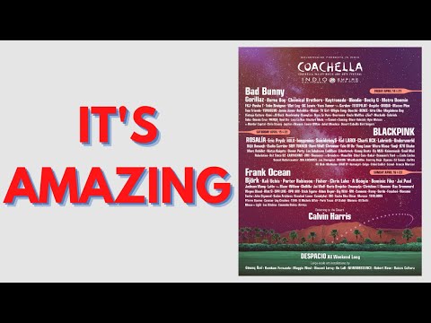 The Coachella 2023 Lineup IS AMAZING