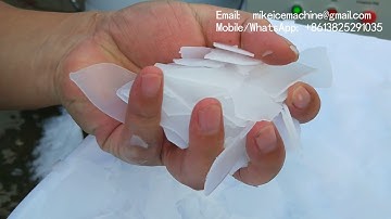 Quality ice machine / Flake ice machine 3TPD water cooled with GEA Bock