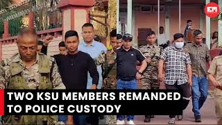 Meghalaya Two Ksu Members Remanded To Police Custody