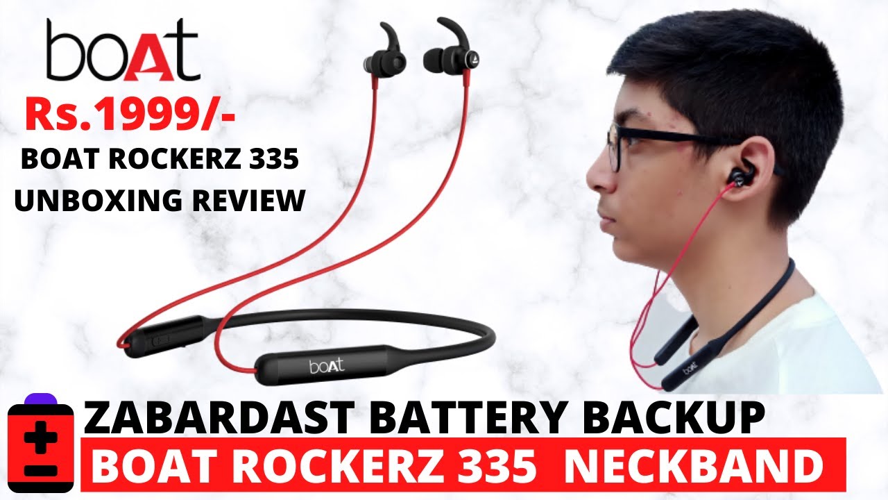 Boat Rockerz 335 - Unboxing & Review Pros & Cons | 30Hour Zabardast Battery APTX, IPX5 Rs. 1,599