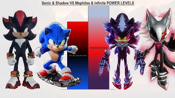 Sonic & Shadow VS Mephiles & Infinite POWER LEVELS - Sonic 1 / Sonic 2 / Sonic 3