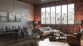 3dsmax Loft Interior Tutorial (Best Render)