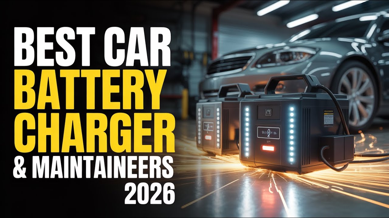 Top 5 Best Car Battery Charger & Maintainers in 2026! ⚡ Stay Powered ...