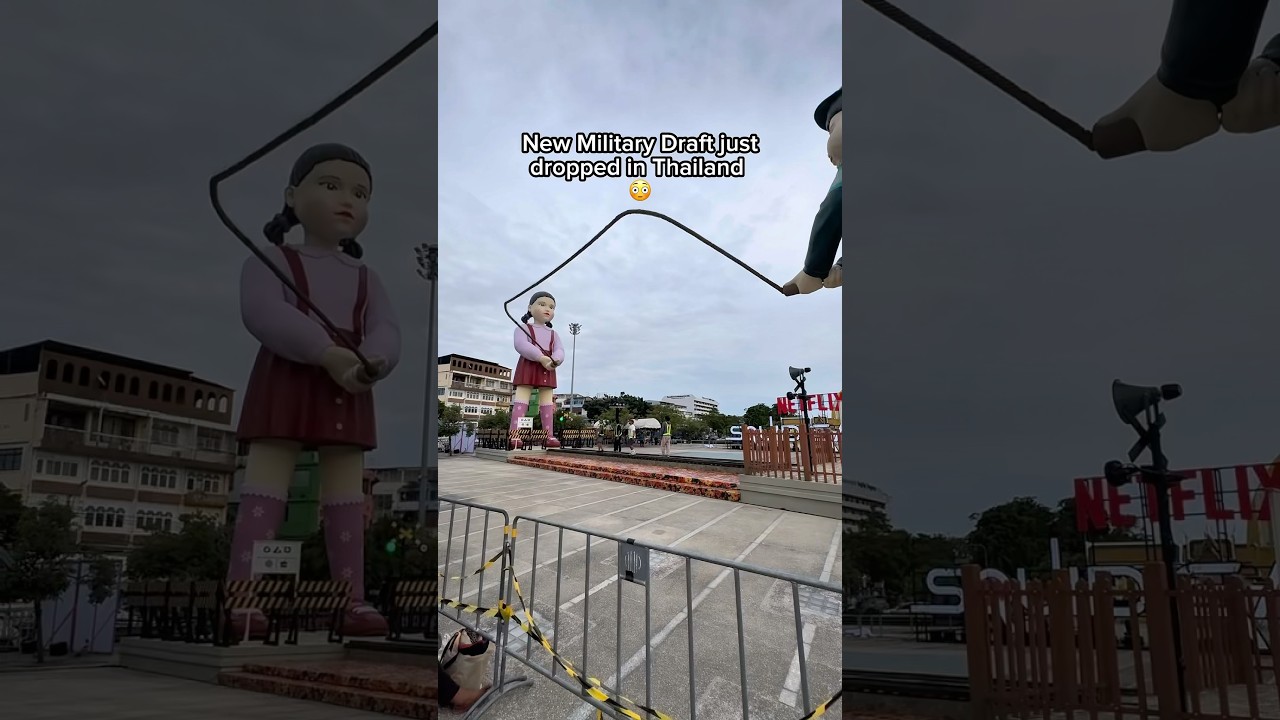 Real life Squid games In Bangkok! 