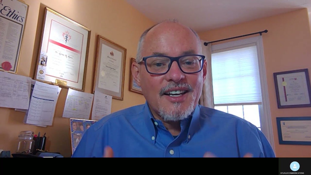 Dr. Moore expresses his concern over the rise in cases and the risk in