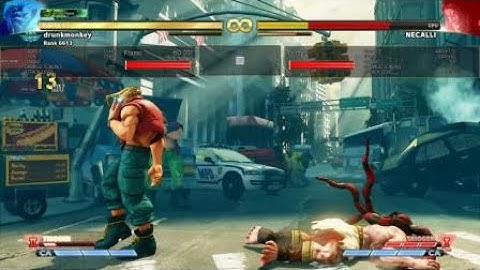 SFV AE Nash corner cross up (Vtrigger 2)